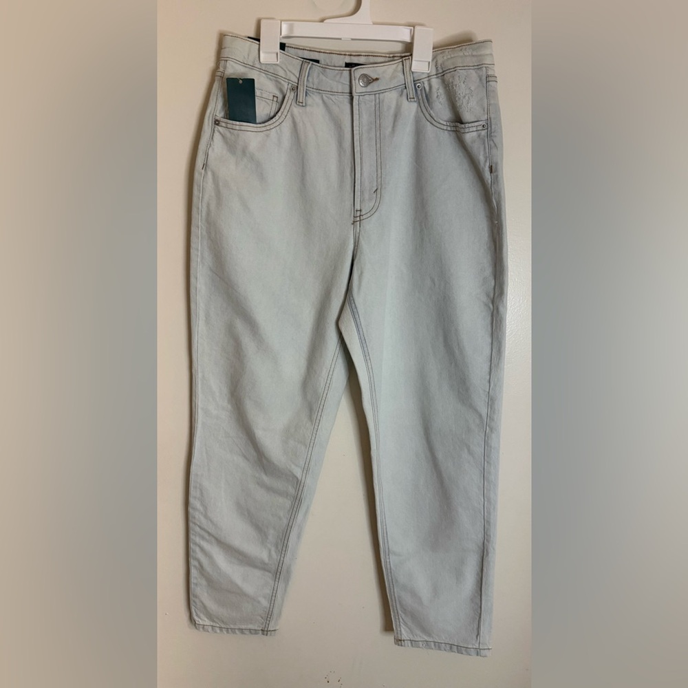 Women’s High Rise Tapered Wild Fable Light Gray Denim Jeans